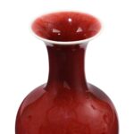 Flambe Glaze Small Porcelain Flower Vase - Image 3