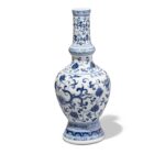 Blue & White Porcelain Holy Water Bottle Vase - Image 4