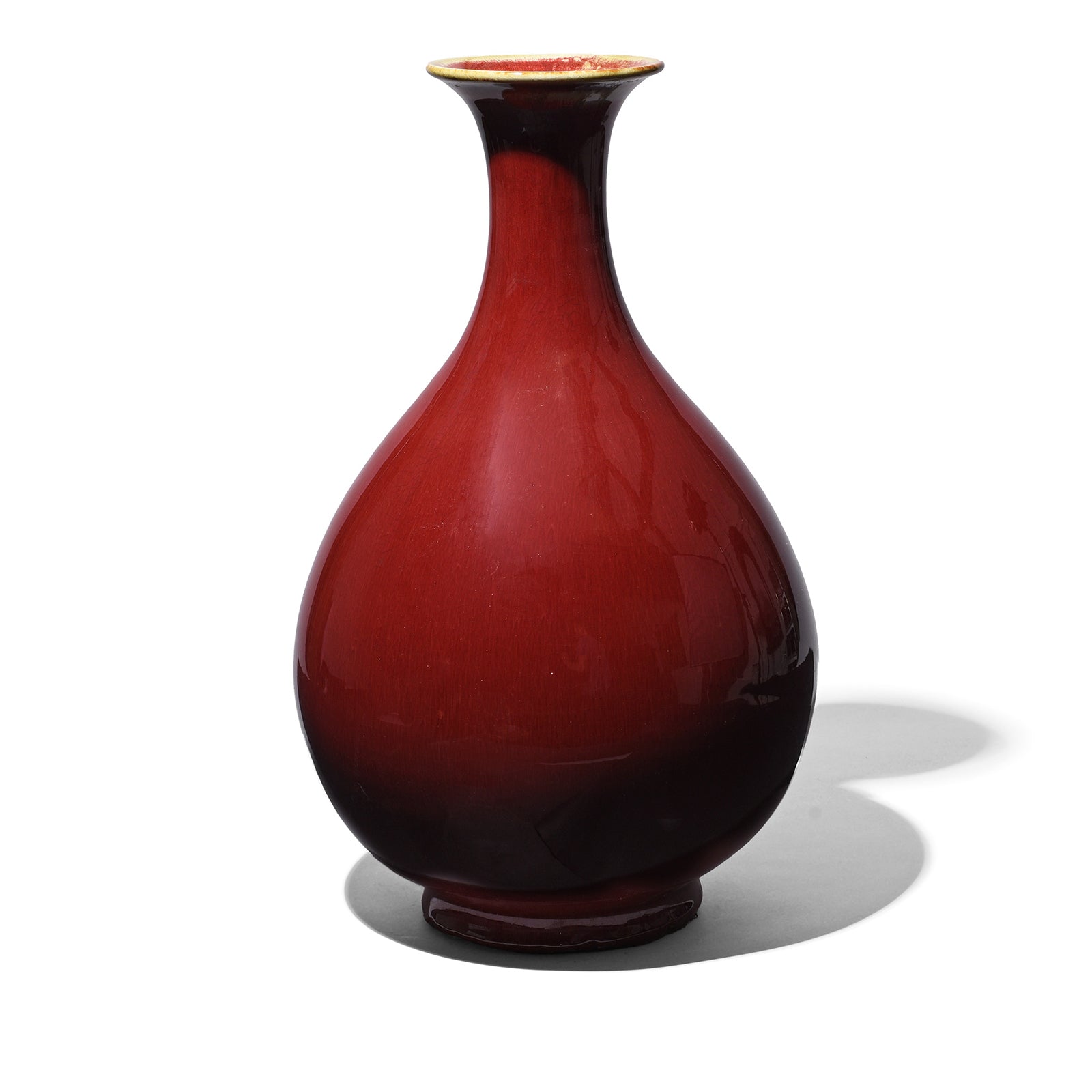 C2281 Sang De Boeuf Porcelain Yuhuchunping Vase - Image 1