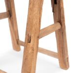 Bleached Elm Farmers Stool - 19th Century - Image 7