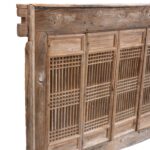 Old Yumu Window Shutter & Frame (Set Of 4) - 19th Century - Image 3