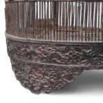 Old Chinese Bamboo Bird Cage - Image 2