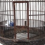 Old Chinese Bamboo Bird Cage - Image 3
