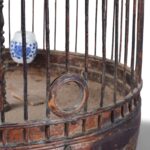 Old Chinese Bamboo Bird Cage - Image 2