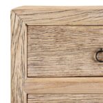 Rustic Sunbleached 4 Drawer Tallboy - Image 5