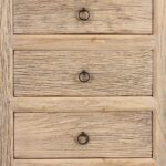 Rustic Sunbleached 4 Drawer Tallboy - Image 3