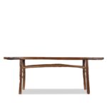 Old Chinese Elm Farmhouse Console Table - Image 7