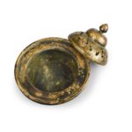 Bronze Incense Censer & Lid - Image 3