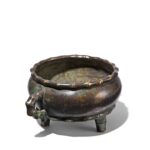Bronze Incense Censer Bowl - Image 2