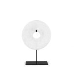 Polished Marble Bi on Iron Stand - Image 6