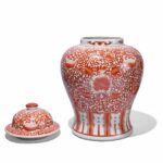 Kangxi Orange Porcelain Temple Jar - Image 3
