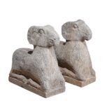Hand Carved Granite Ram From Hebei Province - Image 3