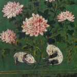 Painted Floral Sideboard From Shanxi - 19th century - Image 10