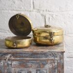 Brass Indian Chapati Box - Ca 1900 - Image 3