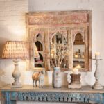 Indian Jharokha Triple Mirror - Rajasthani Style - Image 8
