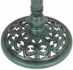Traditional Freestanding Weatherproof Bird Bath Garden Feeder - Image 4