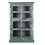 Painted Glazed Book Cabinet - Early 20th Century