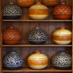 Painted Iron Matka (Indian Water Pot) - Image 5
