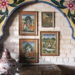 Framed Jaipur School Painting Of Krishna & Radha - 19th Century - Image 4