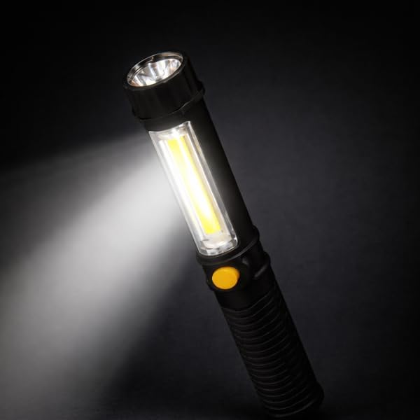 LED Pen Torch Magnetic COB Inspection Work Light Black - Image 4