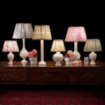 Mughal Style Bone Inlaid Table Lamp - Image 8