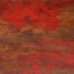 Red & Gold Painted Altar Cabinet From Central Tibet - 19th Century - Image 12