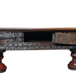 Antique Gujarati Takhat Coffee Table – 19th Century - Image 10