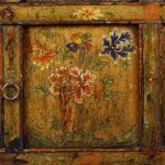 Tibetan Altar Cabinet with Original Painting - 19th Century - Image 7