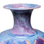 Flambe Baluster Vase - Late Qing (Ca 1890) - Image 4