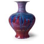 Flambe Baluster Vase - Late Qing (Ca 1890) - Image 3