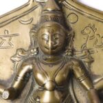 Bronze Votive Panel Of Virabhadra From Deccan - 19th Century - Image 2