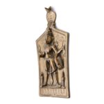 Bronze Votive Panel Of Virabhadra From Deccan - 19th Century - Image 3