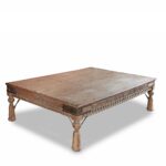 Teak Takhat From Gujarat - 19thC