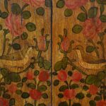 Painted Indian Window Shutter from Hyderabad - 19thC - Image 3