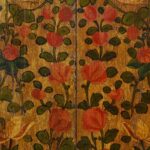 Painted Indian Window Shutter from Hyderabad - 19thC - Image 2