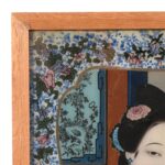 Reverse Glass Painting Of A Chinese Courtesan - Ca 1850's - Image 2