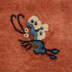 Blue And Red Tibetan ground Rug - Ca 1920's - Image 5