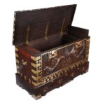 Carved 'Malabar' Chest From Kutch - Mid 19th Century - Image 5
