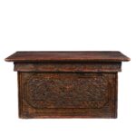Carved Tibetan Prayer Table from Central Tibet - 18thC