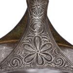 Indo-Persian Silver Inlaid Damascened Steel Stirrups - 19th Century - Image 7