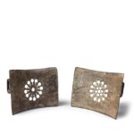 Indo-Persian Silver Inlaid Damascened Steel Stirrups - 19th Century - Image 3