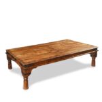 Takhat Coffee Table From Shekhawati - 19th Century