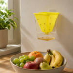 4 Pack of Fruit Fly Trap with Sticky Traps - Image 7
