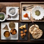 Limed Wood Tray with Iron handles - Image 2