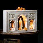 Mughal Style White Marble Lamp Niche