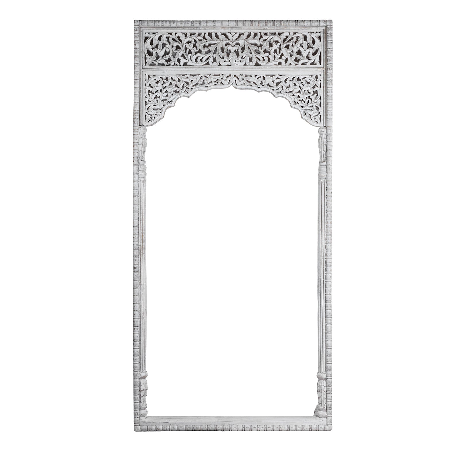 White Painted Mughal Style Archway - Image 1