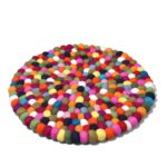 Singing Bowl Felt Ball Cushion -  40cm - Image 2