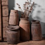 Old Wooden Milk Pot From Himachal Pradesh - Ca 1920 - Image 2