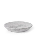 Vintage Carved Marble Bowl From Rajasthan - Ca 1930