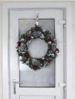 Snow Dusted Christmas Wreath 50cm - Image 2